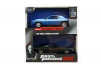 Rychle a zběsile Twin Pack Chevrolet Camaro 1969 a Dodge Charge Wide Body 1968, 1:32 Wave 2/1